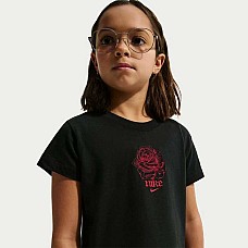 ДЕТСКА ТЕНИСКА ЗА МОМИЧЕ NIKE II0886-010 NSW TEE OC MOD CROP ЧЕРНА