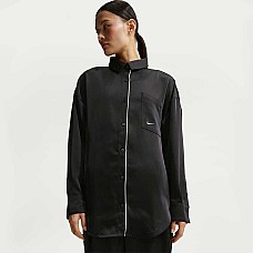 ДАМСКО ГОРНИЩЕ NIKE IM0575-010 NSW OFFLN WVN STN LS TOP ЧЕРНО