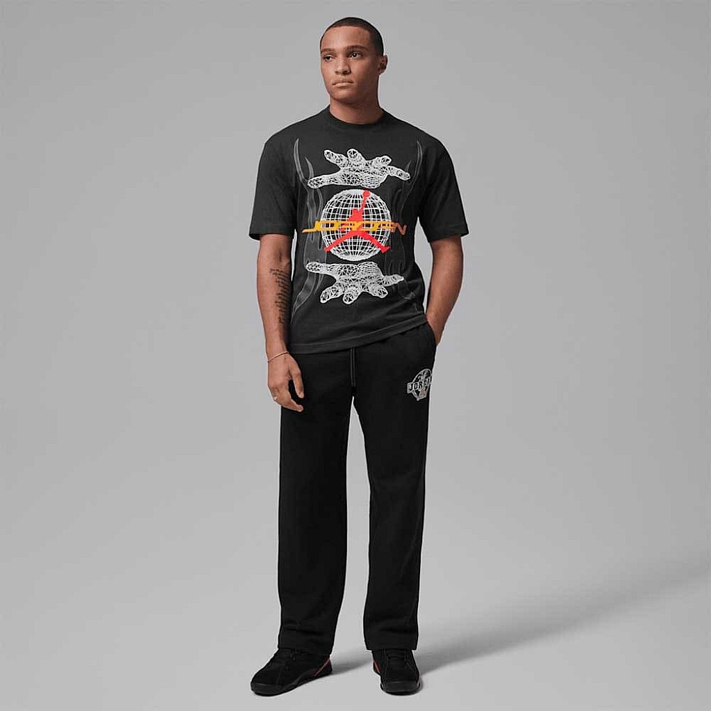 МЪЖКА ТЕНИСКА NIKE IQ0786-045 JORDAN HANDS GFX SS CREW ЧЕРНА