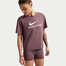 ДАМСКA ТЕНИСКА NIKE IQ0820-502 DF 365 SS LOOSE TOP КАФЯВА