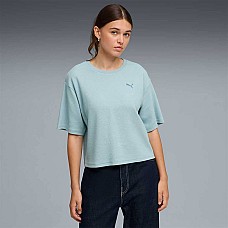 ДАМСКА ТЕНИСКА PUMA 69181347 ESS ELEVATED RELAXED TEE СВЕТЛОСИНЯ