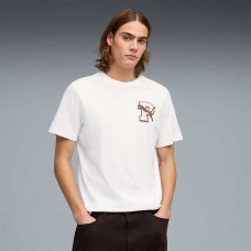 МЪЖКА ТЕНИСКА PUMA 69177602 GRAPHIC VARSITY TEE БЯЛА