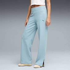 ДАМСКО ДОЛНИЩЕ PUMA 69181547 ESS ELEVATED HIGH-WAIST PNT СВЕТЛОСИНЬО