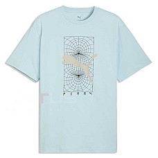 МЪЖКА ТЕНИСКА PUMA 69223348 PUMATECH RELAXED GRAPHIC TEE СВЕТЛОСИНЯ