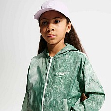 ДЕТСКО ГОРНИЩЕ ЗА МОМИЧЕ NIKE IF1731-394 NSW WVN TRACK JKT GFX БЛЕДОЗЕЛЕНО