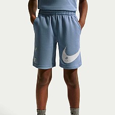 ДЕТСКИ КЪСИ ПАНТАЛОНИ ЗА МОМЧЕ NIKE IF2752-486 NSW CLUB FT SHORT BRAND NG СИНИ