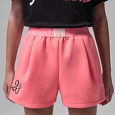 ДЕТСКИ КЪСИ ПАНТАЛОНИ ЗА МОМИЧЕ NIKE 45F624-AB3 JORDAN FLOWER OF FRIENDSHIP SHORT КОРАЛОВИ