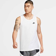 МЪЖКИ ПОТНИК NIKE BQ1260-100 NSW CLUB - TANK БЯЛ