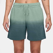 ДАМСКИ КЪСИ ПАНТАЛОНИ NIKE IF7370-006 NSW PHNX FLC MR DIP SHORT ЗЕЛЕНИ