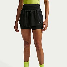ДАМСКИ КЪСИ ПАНТАЛОНИ NIKE IF7518-010 FLOW MSH DF 2N1 SHRT ЧЕРНИ