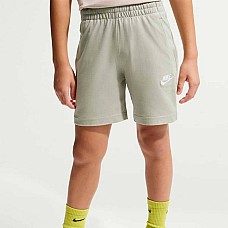 ДЕТСКИ КЪСИ ПАНТАЛОНИ ЗА МОМЧЕ NIKE FZ5512-304 NSW CLUB KNIT SHORT 6IN LBR БЛЕДОЗЕЛЕНИ