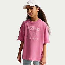 ДЕТСКА ТЕНИСКА ЗА МОМИЧЕ NIKE II4090-641 NSW TEE OVERSIZED GFX РОЗОВА