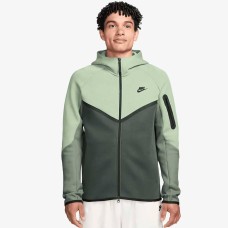 МЪЖКО ГОРНИЩЕ NIKE HV0949-313 TCH FLC FZ WR HOODIE СВЕТЛОЗЕЛЕНО/ЗЕЛЕНО