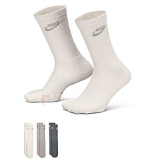 ЧОРАПИ NIKE IH8522-907 ED ELVD CRW 3P FUTRA СВЕТЛОСИВИ