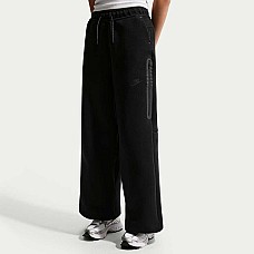 ДЕТСКО ДОЛНИЩЕ ЗА МОМИЧЕ NIKE IM4552-010 NSW TCH FLC WIDE LEG PANT ЧЕРНО