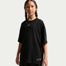 ДЕТСКА ТЕНИСКА ЗА МОМИЧЕ NIKE IO2031-010 NSW TEE OS STREET VERT WINGS ЧЕРНА