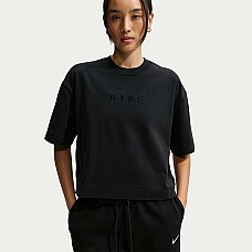 ДАМСКА ТЕНИСКА NIKE IO7462-010 NSW LUXE BXY TEE ЧЕРНА
