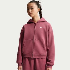 ДЕТСКО ГОРНИЩЕ ЗА МОМИЧЕ NIKE IM4904-654 NSW STUDIO FLC OS FZ HD ПЕПЕЛЯВО РОЗОВО