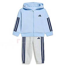 БЕБЕШКИ СПОРТЕН ЕКИП ЗА МОМЧЕ ADIDAS KR9323 I 3S FZ FL JOG СИН