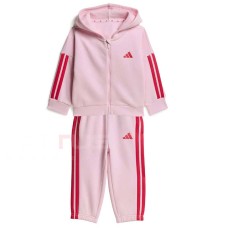 БЕБЕШКИ СПОРТЕН ЕКИП ЗА МОМИЧЕ ADIDAS KR9317 I 3S FZ FL JOG РОЗОВ БЕБЕШКИ СПОРТЕН ЕКИП ЗА МОМИЧЕ ADIDAS KR9317 I 3S FZ FL JOG РОЗОВ