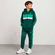 ДЕТСКИ СПОРТЕН ЕКИП ЗА МОМЧЕ ADIDAS KT1668 J 3S TIB FL TS ЗЕЛЕН