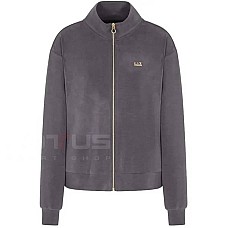 ДАМСКО ГОРНИЩЕ EA7 EMPORIO ARMANI 7W000191-U8117 TRAIN CORE LADY RELAX W T-TOP FZ ТЪМНОСИВО