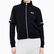 ДАМСКО ГОРНИЩЕ EA7 EMPORIO ARMANI 7W001659-UC001 LOGO SERIES W T-TOP FZ CRYSTAL ЧЕРНО