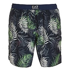 МЪЖКИ ПЛУВНИ ШОРТИ EA7 EMPORIO ARMANI 902071 MENS WOVEN BERMUDA ТЪМНОСИНИ