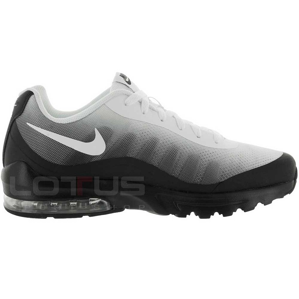 nike air max invigor trainers black white