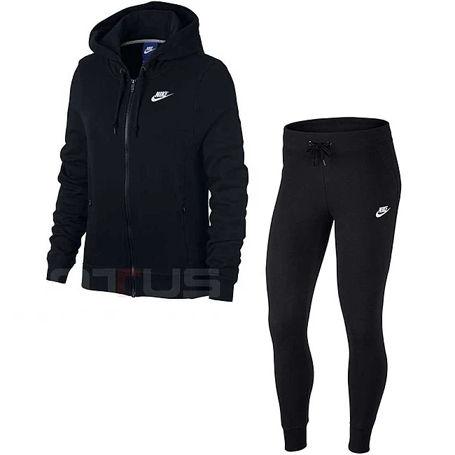 ДАМСКИ СПОРТЕН ЕКИП NIKE NSW TRK SUIT FT BLACK