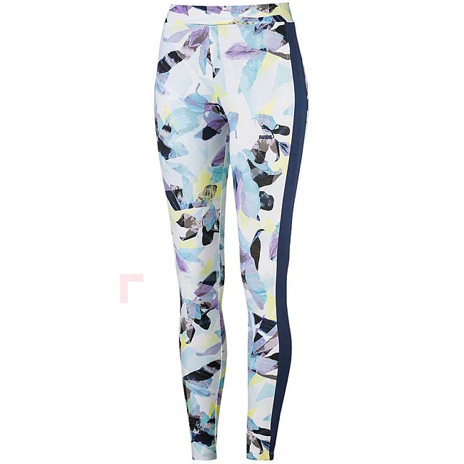 ДАМСКИ КЛИН PUMA CLASSICS LOGO T7 LEGGING AOP BLUE