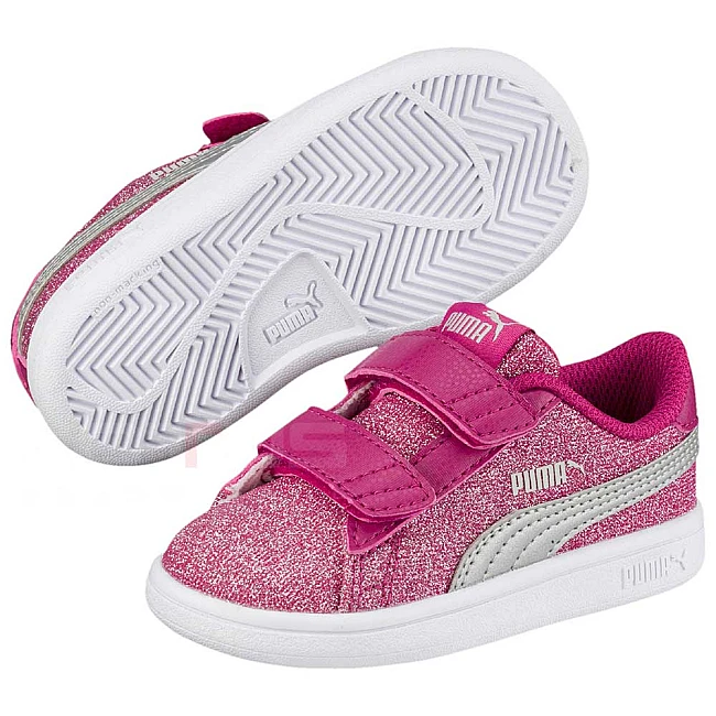 ДЕТСКИ ОБУВКИ PUMA SMASH V2 GLITZ GLAM V INF FTW MAGENTA