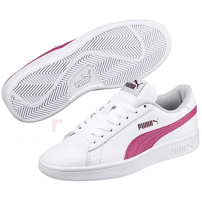 ДЕТСКИ ОБУВКИ PUMA SMASH V2 L JR FTW WHITE