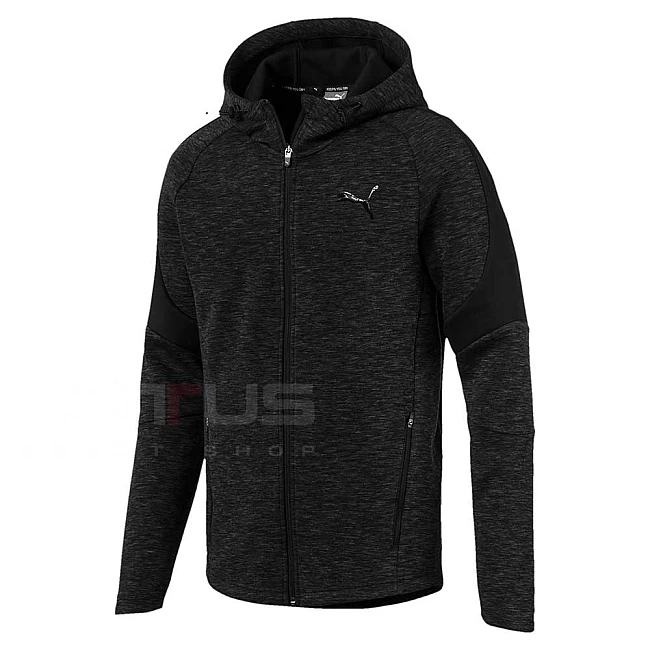 МЪЖКО ГОРНИЩЕ PUMA EVOSTRIPE FZ HOODY BLACK