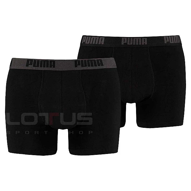 МЪЖКИ БОКСЕР PUMA BASIC BOXER 2P BLACK