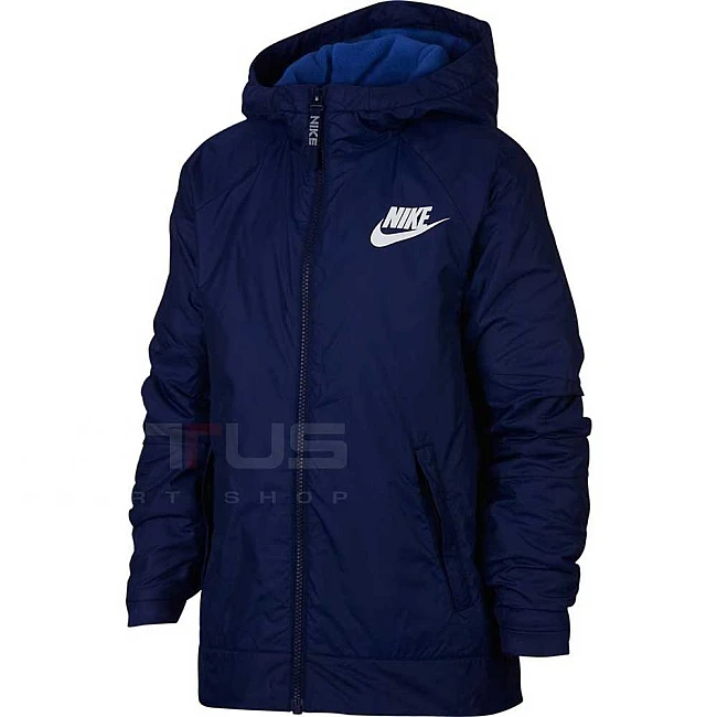 ДЕТСКО ЯКЕ NIKE NSW JKT FLC LND OW BLUE
