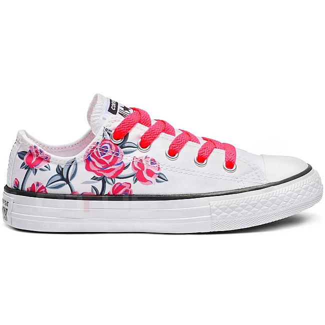 ДЕТСКИ КЕЦОВЕ CONVERSE CHUCK TAYLOR ALL STAR PRETTY STRONG WHITE