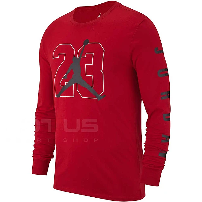 МЪЖКА БЛУЗА NIKE JORDAN LS TEE SP19 GX1 RED