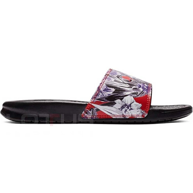 ДАМСКИ ДЖАПАНКИ NIKE BENASSI JDI PRINT BLACK/ORANGE