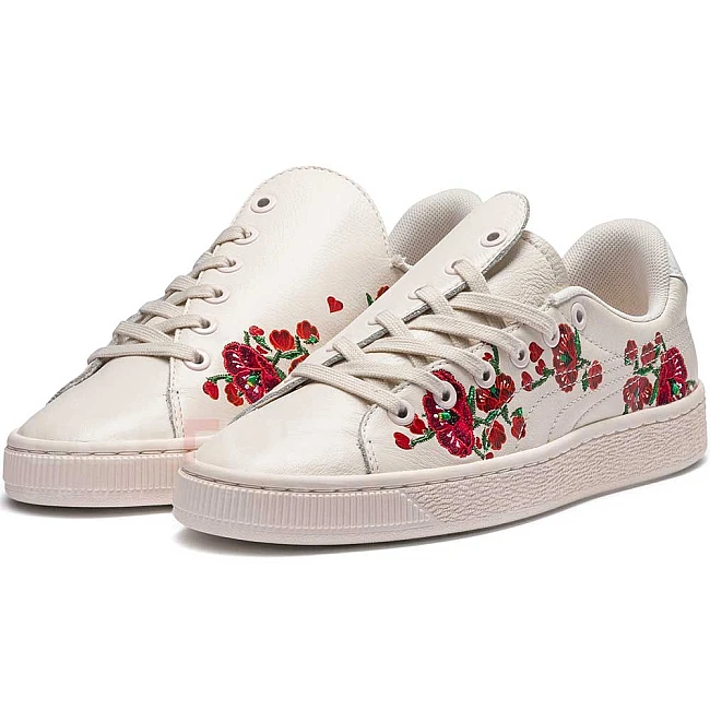 ДАМСКИ ОБУВКИ PUMA BASKET CHERRY BOMBS S TSAI WHITE