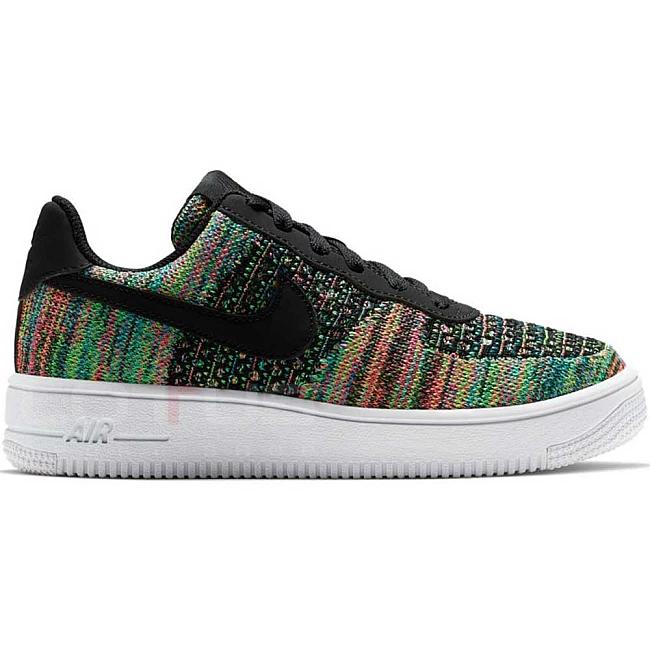 ДЕТСКИ ОБУВКИ NIKE AIR FORCE 1 FLYKNIT 2.0 (GS) BLACK/VOLT