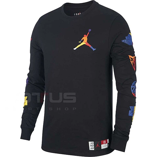 МЪЖКА БЛУЗА NIKE JORDAN SPRTDNA HBR LS CREW BLACK