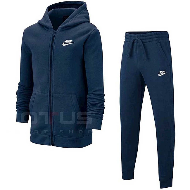 ДЕТСКИ СПОРТЕН ЕКИП NIKE NSW CORE BF TRK SUIT NAVY