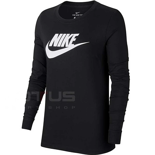 ДАМСКА БЛУЗА NIKE NSW TEE ESSNTL LS ICON FTR BLACK