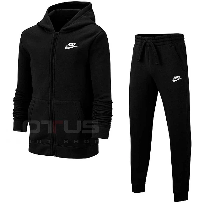 ДЕТСКИ СПОРТЕН ЕКИП NIKE NSW CORE BF TRK SUIT BLACK