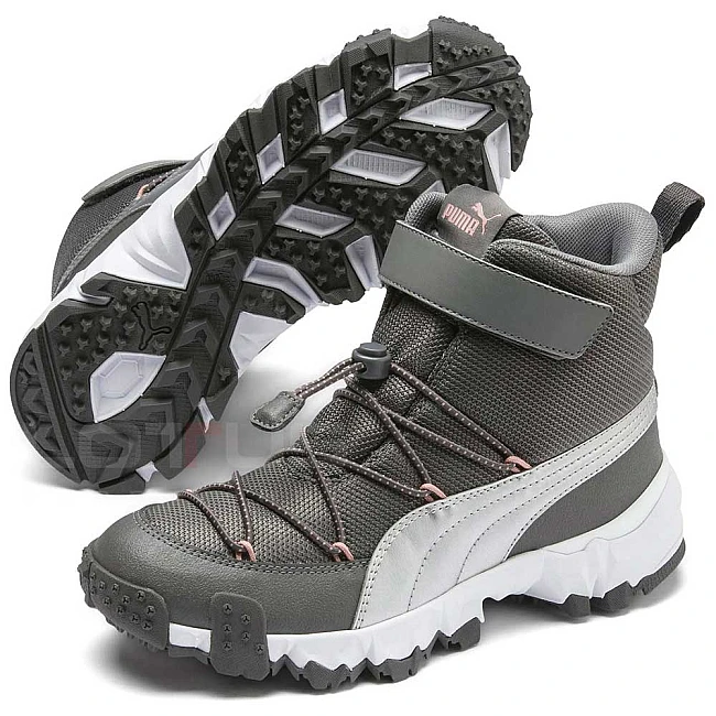 ДЕТСКИ ОБУВКИ PUMA MAKA JR GREY