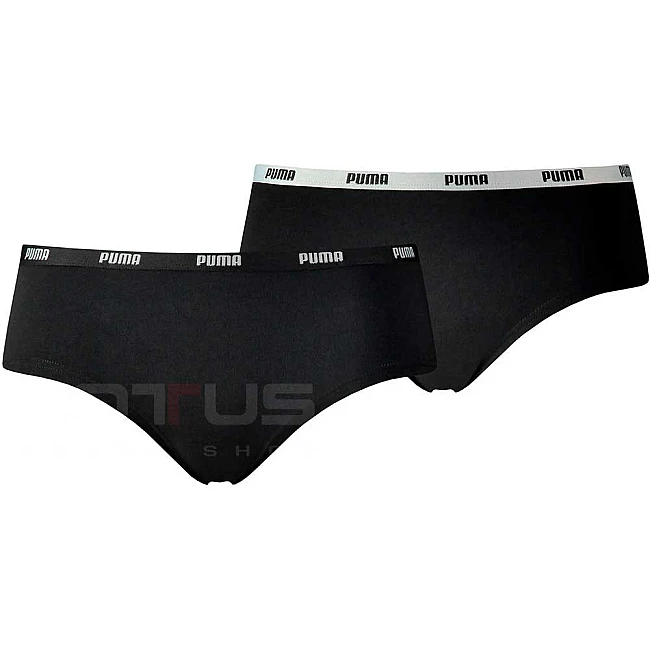 ДАМСКИ БИКИНИ PUMA ICONIC HIPSTER 2P BOXER BLACK