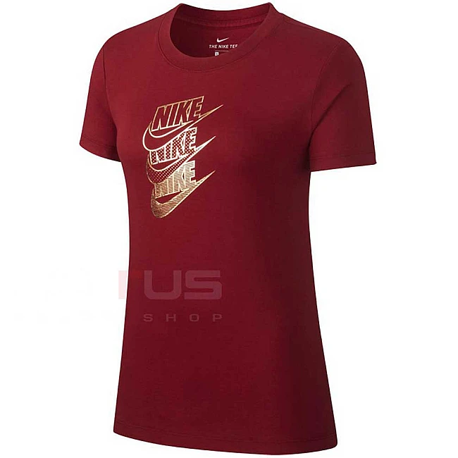 ДАМСКА ТЕНИСКА NIKE NSW TEE STMT SHINE RED