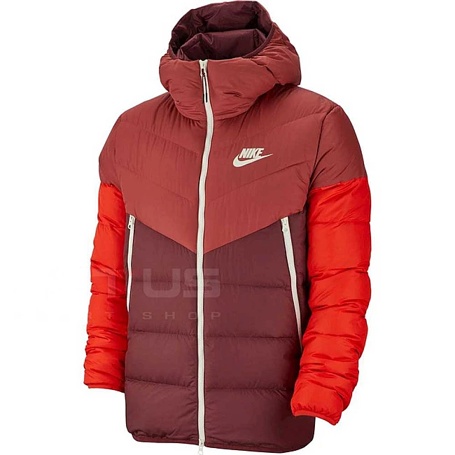 МЪЖКО ЯКЕ NIKE NSW DWN FILL WR JKT HD RED/MAROON