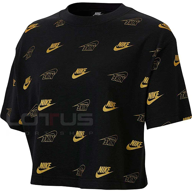 ДАМСКА ТЕНИСКА NIKE NSW TOP SS CROP BFF SHINE BLACK